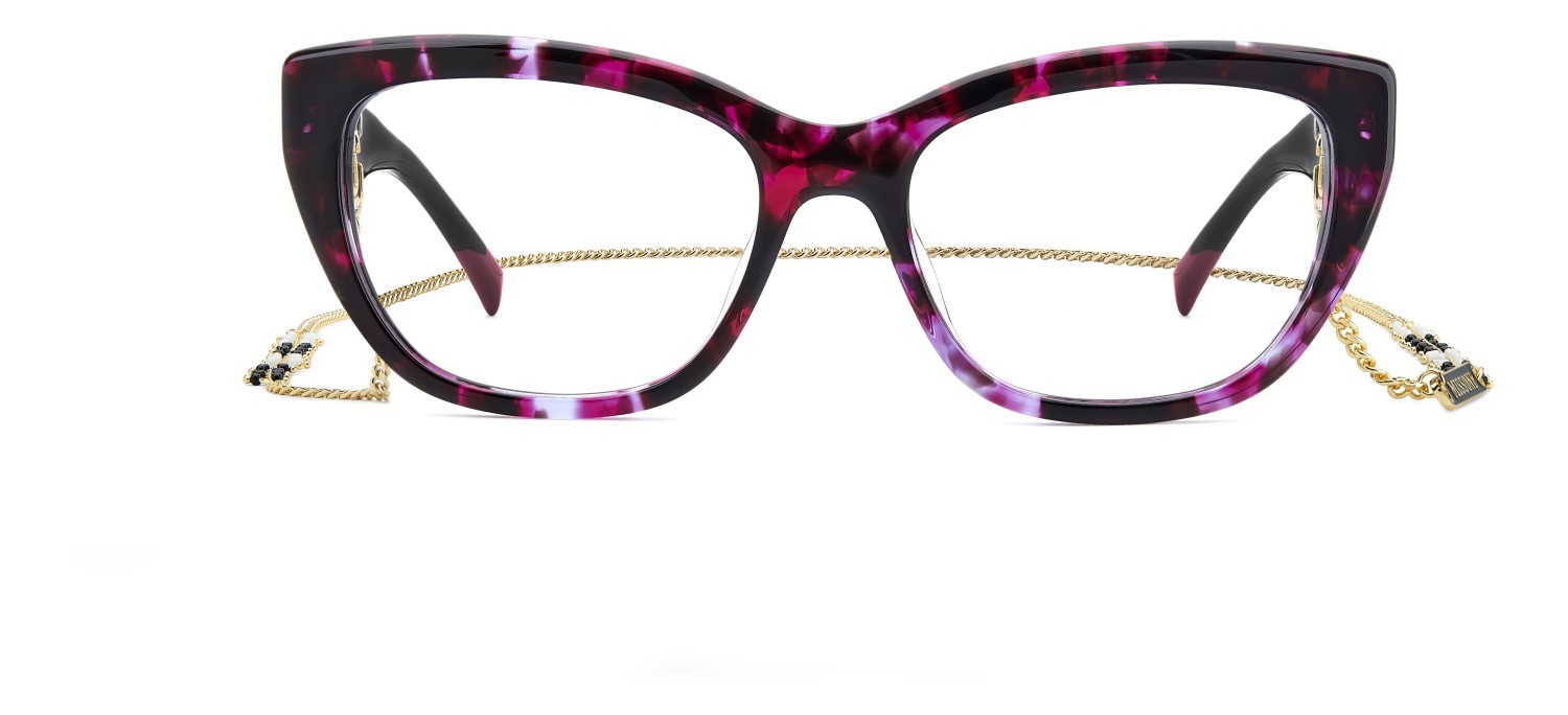 Occhiali da vista Missoni Mis 0224/G 109582 2TM colore fuchsia havana forma rettangolare 