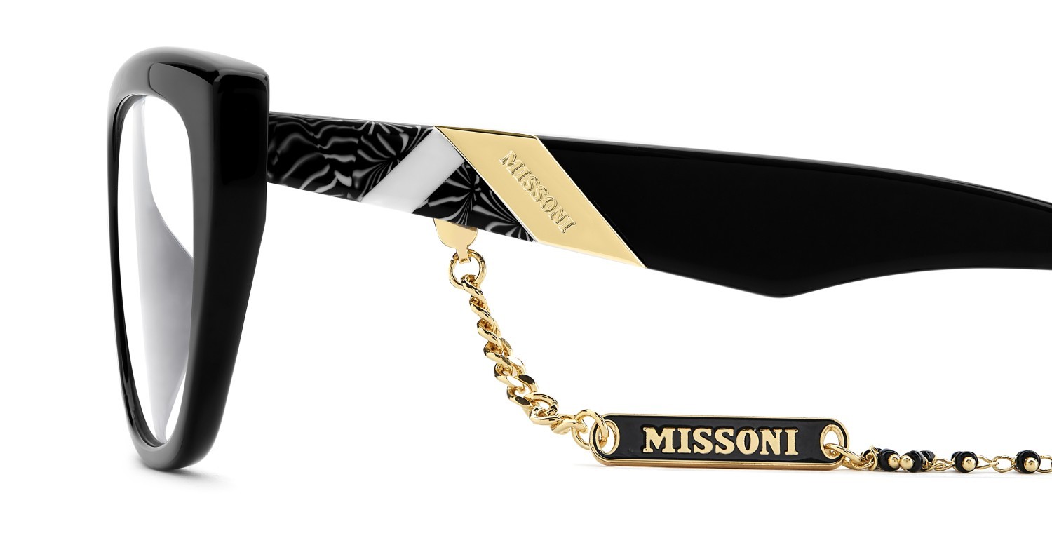 Occhiali da vista Missoni Mis 0224/G 109582 807 colore black forma rettangolare 
