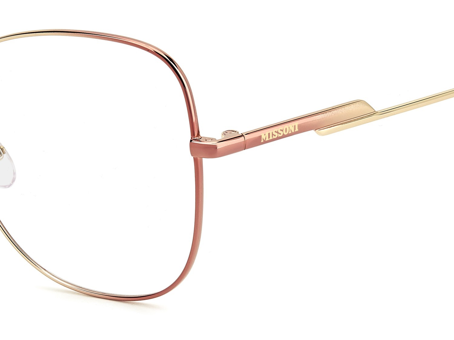 Occhiali da vista Missoni Mis 0227 109584 EYR colore gold pink forma farfalla 