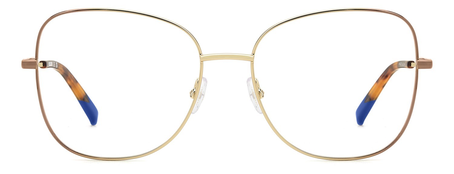 Occhiali da vista Missoni Mis 0227 109584 JU2 colore gold bronze forma farfalla 