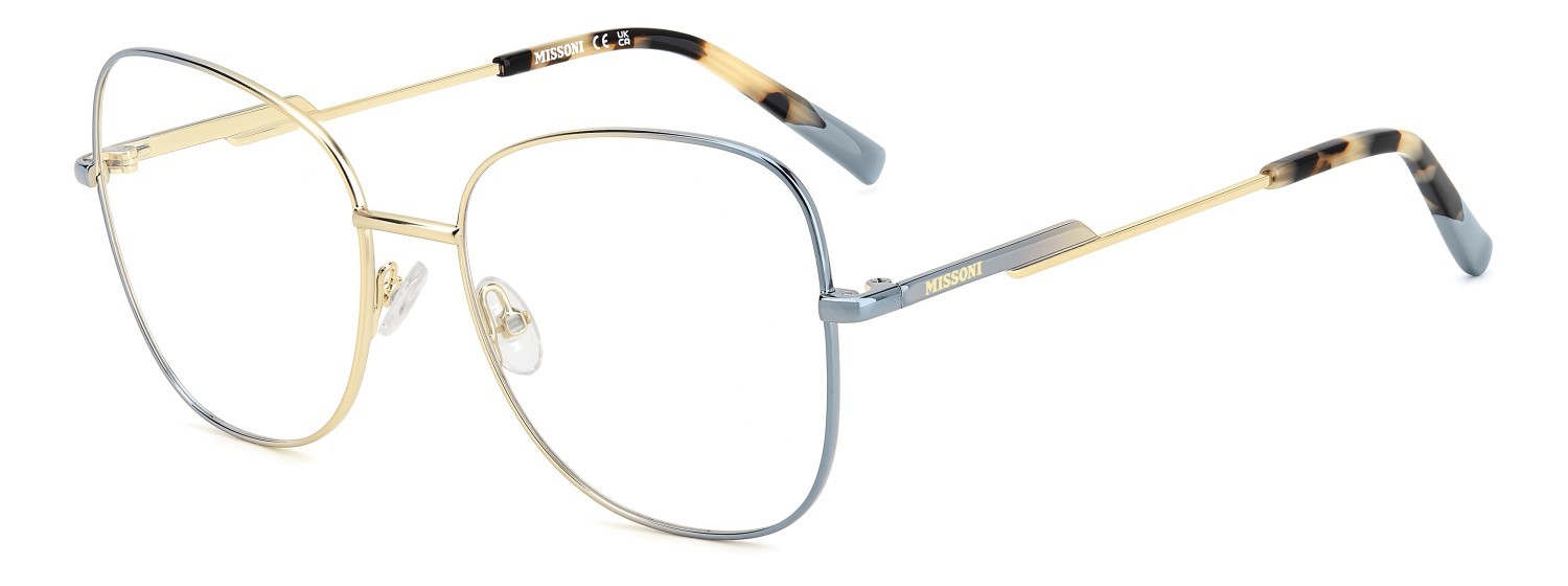 Brillen Missoni Mis 0227 109584 LKS farbe gold blue form schmetterling 