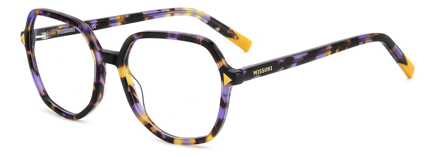 Occhiali da vista Missoni Mis 0240 109585 AY0 colore havana violet forma quadrato 