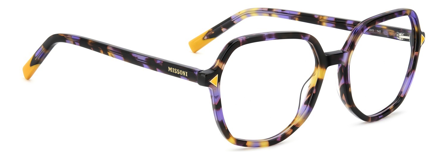 Occhiali da vista Missoni Mis 0240 109585 AY0 colore havana violet forma quadrato 