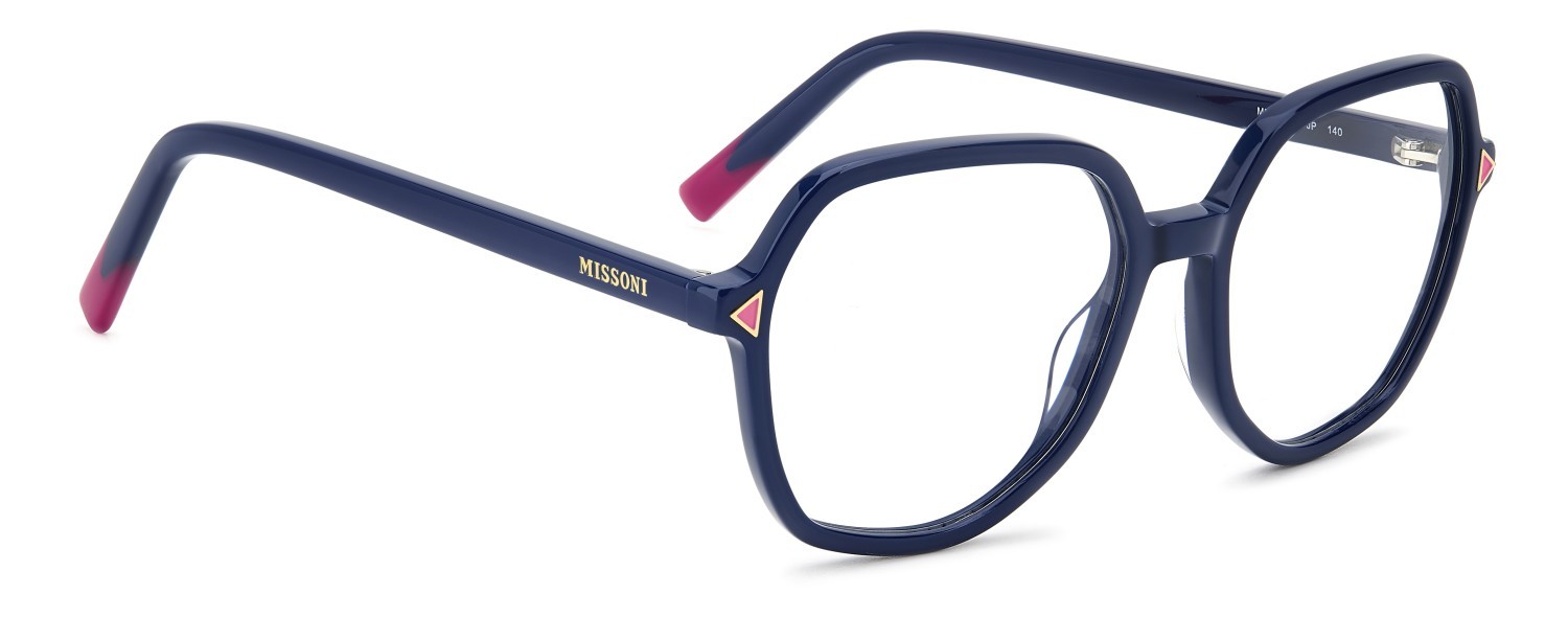 Occhiali da vista Missoni Mis 0240 109585 PJP colore blue forma quadrato 