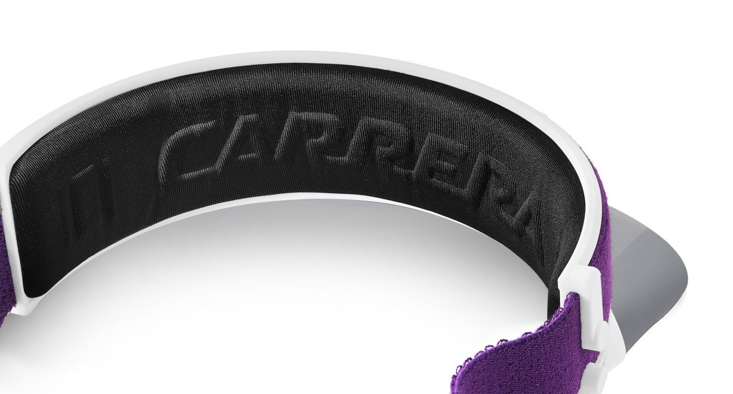 Sonnenbrillen Carrera Sport Visor 109598 83W 08 farbe violet yellow form andere gläser grey