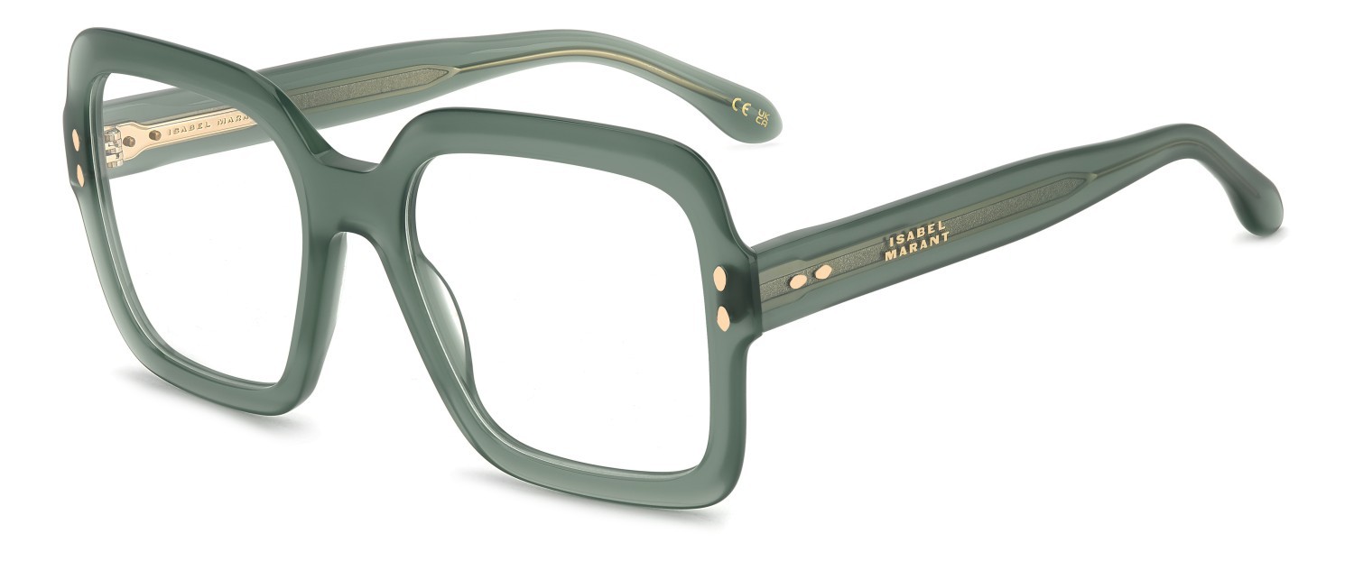 Eyeglasses Isabel Marant Im 0207 109617 1ED color green shape square 