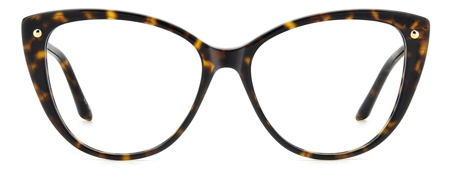 Occhiali da vista Carolina Herrera Her 0319 109630 086 colore havana forma cat eye 