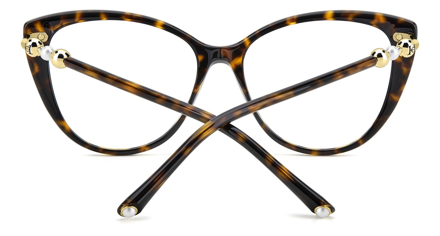 Occhiali da vista Carolina Herrera Her 0319 109630 086 colore havana forma cat eye 