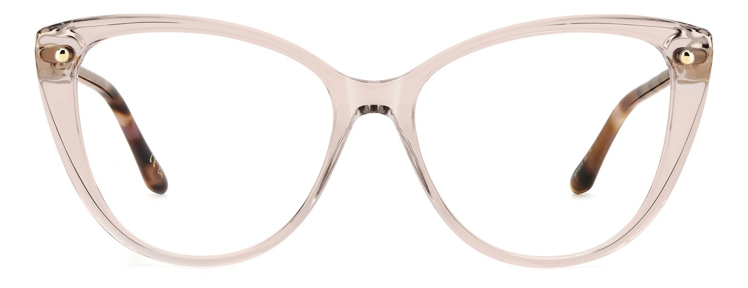 Occhiali da vista Carolina Herrera Her 0319 109630 35J colore pink forma cat eye 