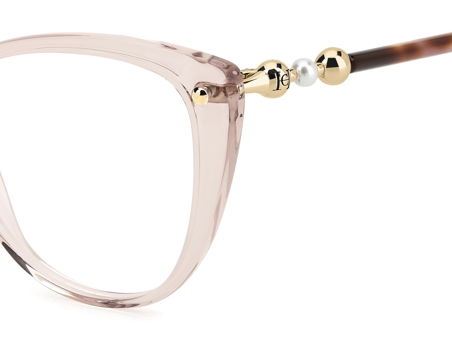 Occhiali da vista Carolina Herrera Her 0319 109630 35J colore pink forma cat eye 