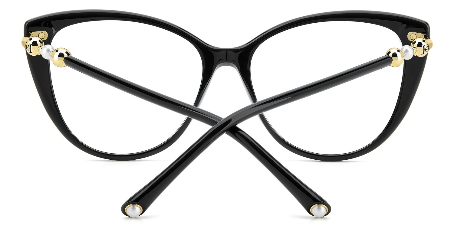 Occhiali da vista Carolina Herrera Her 0319 109630 807 colore black forma cat eye 