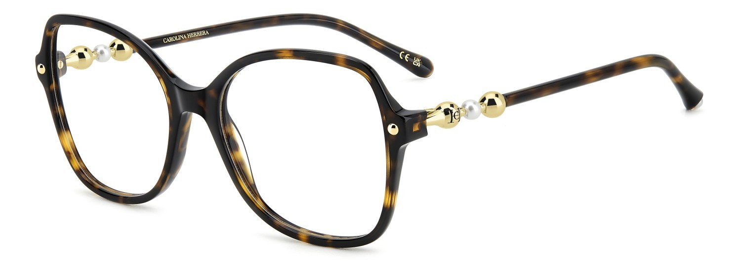 Occhiali da vista Carolina Herrera Her 0320 109631 086 colore havana forma quadrato 
