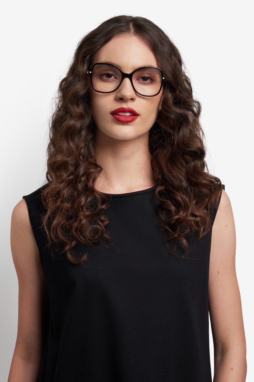 Occhiali da vista Carolina Herrera Her 0320 109631 807 colore black forma quadrato 