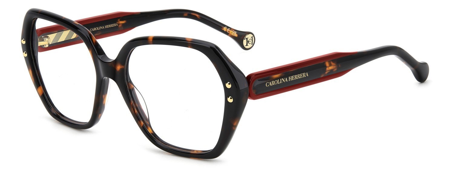 Occhiali da vista Carolina Herrera Her 0315 109632 086 colore havana forma farfalla 