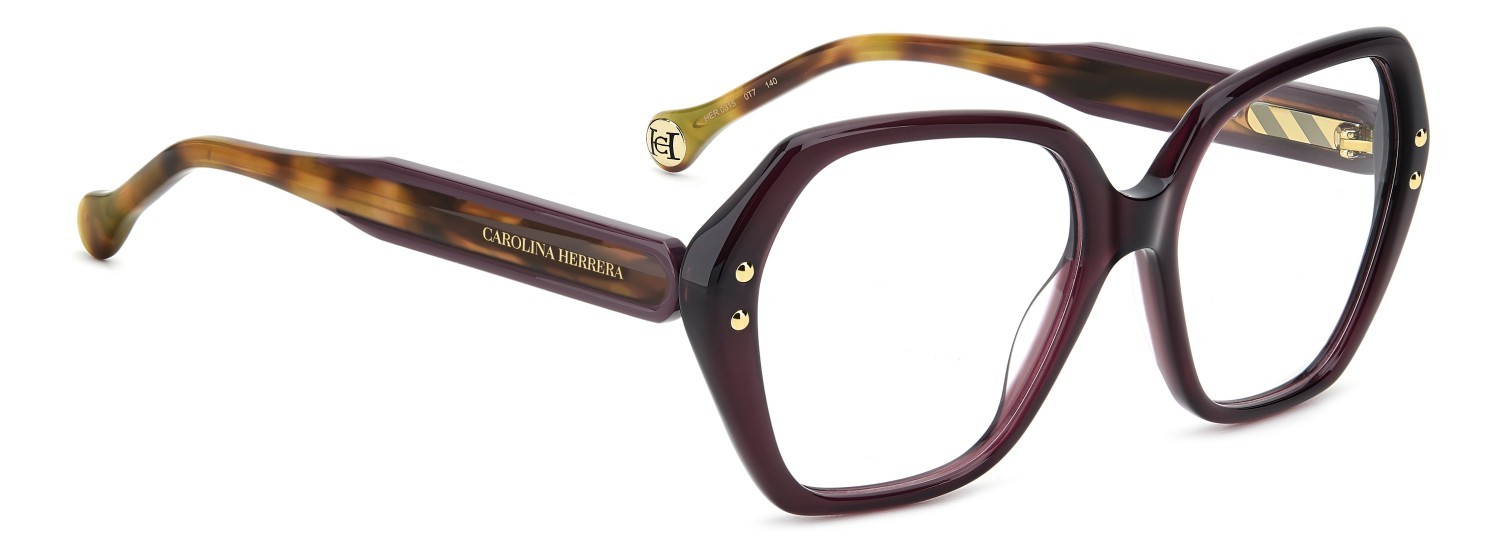 Occhiali da vista Carolina Herrera Her 0315 109632 0T7 colore plum forma farfalla 
