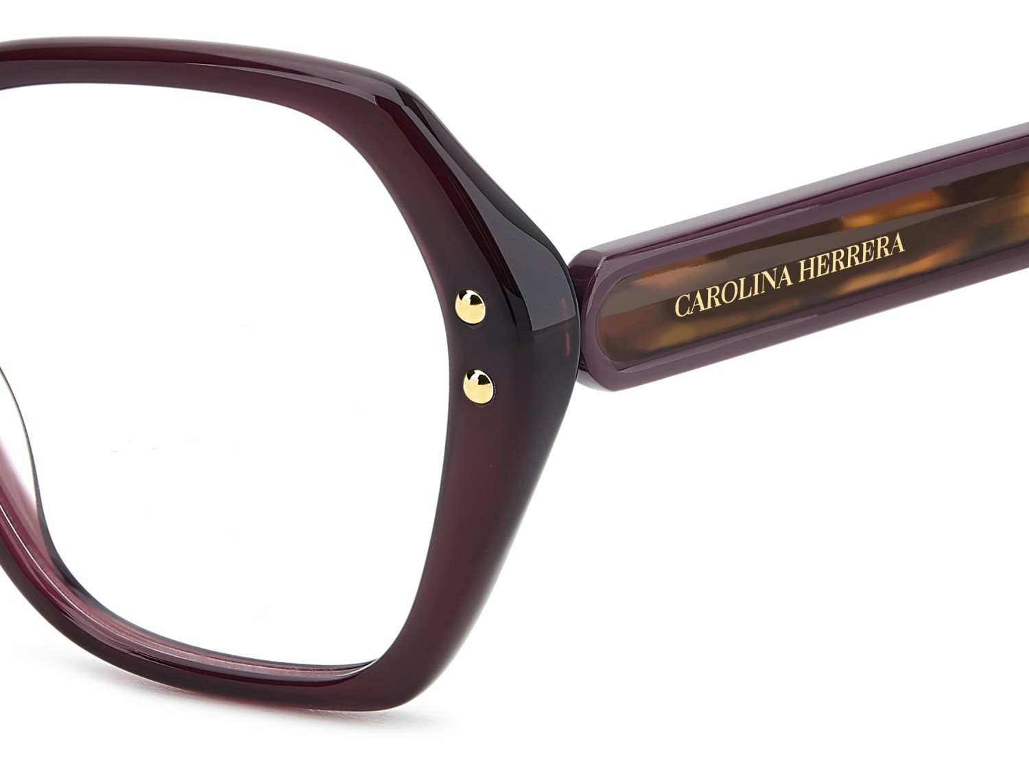 Occhiali da vista Carolina Herrera Her 0315 109632 0T7 colore plum forma farfalla 