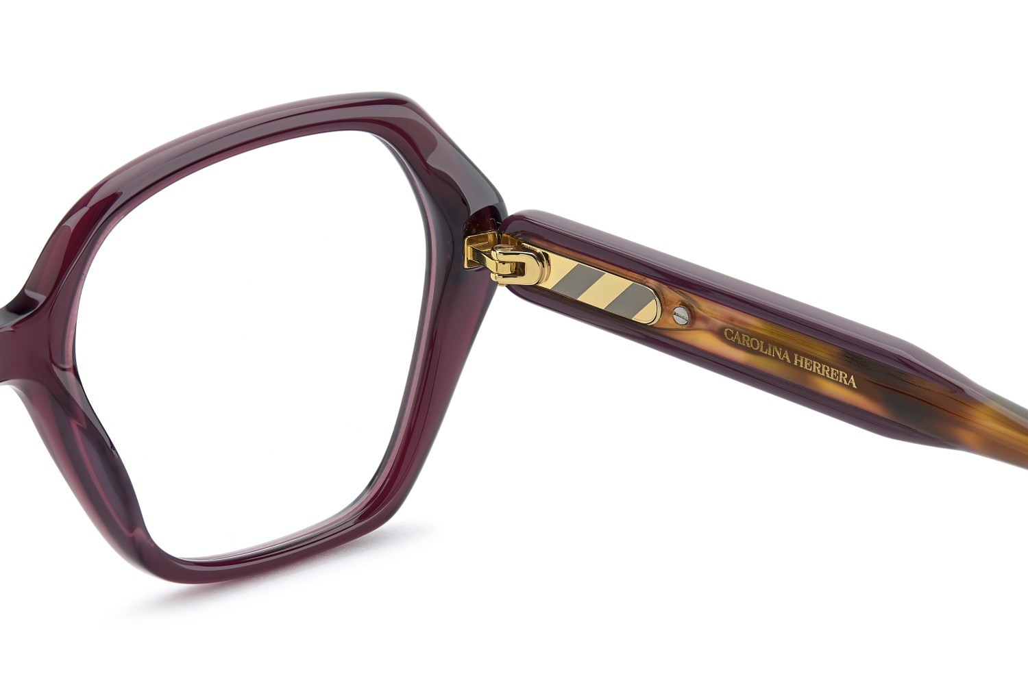 Occhiali da vista Carolina Herrera Her 0315 109632 0T7 colore plum forma farfalla 