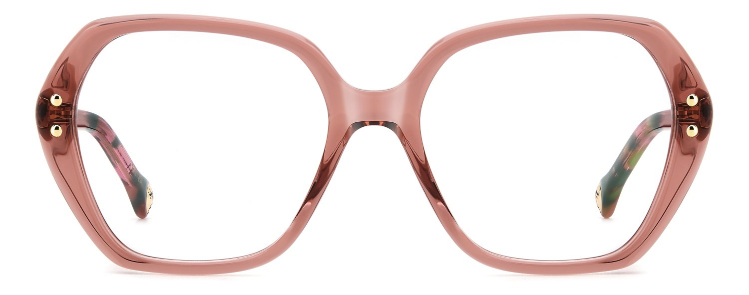Occhiali da vista Carolina Herrera Her 0315 109632 35J colore pink forma farfalla 