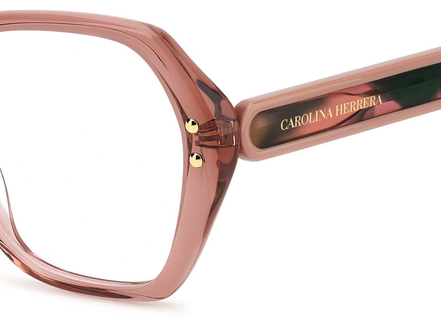 Occhiali da vista Carolina Herrera Her 0315 109632 35J colore pink forma farfalla 