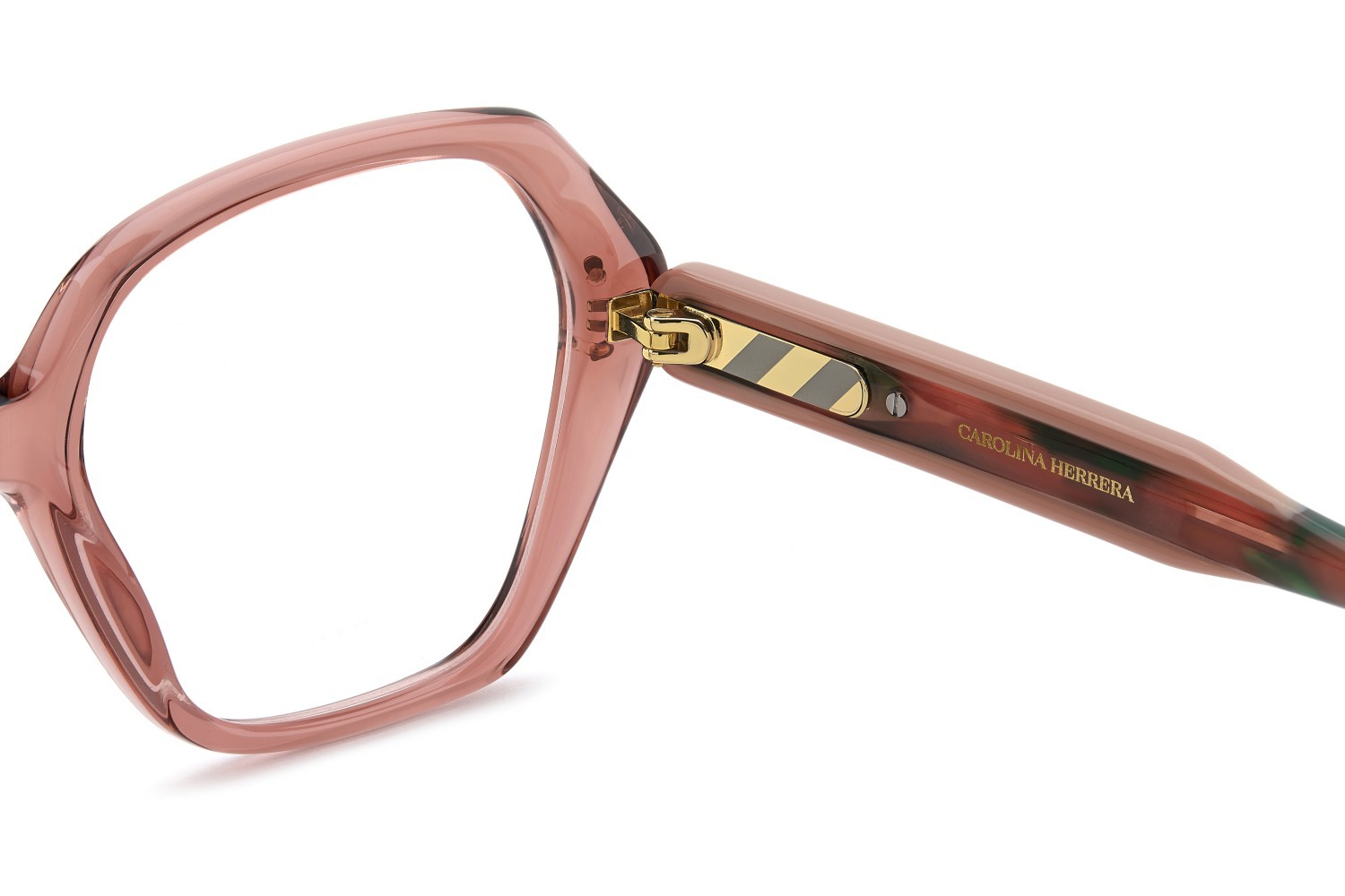 Occhiali da vista Carolina Herrera Her 0315 109632 35J colore pink forma farfalla 