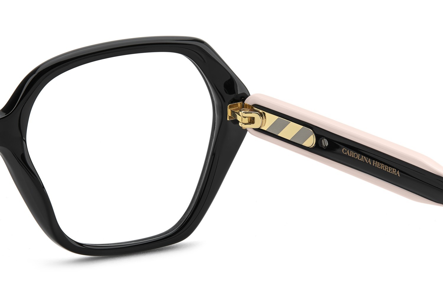 Occhiali da vista Carolina Herrera Her 0315 109632 3H2 colore black pink forma farfalla 