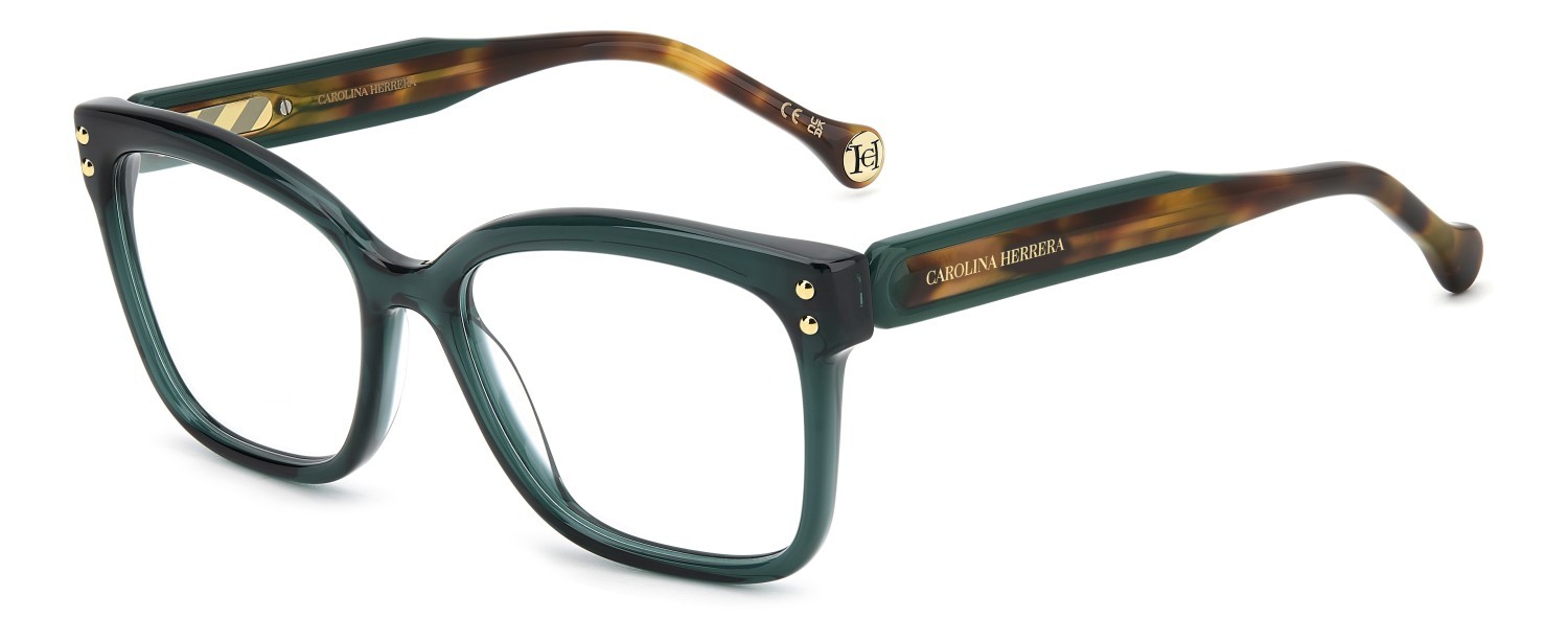 Occhiali da vista Carolina Herrera Her 0316 109633 1ED colore green forma rettangolare 