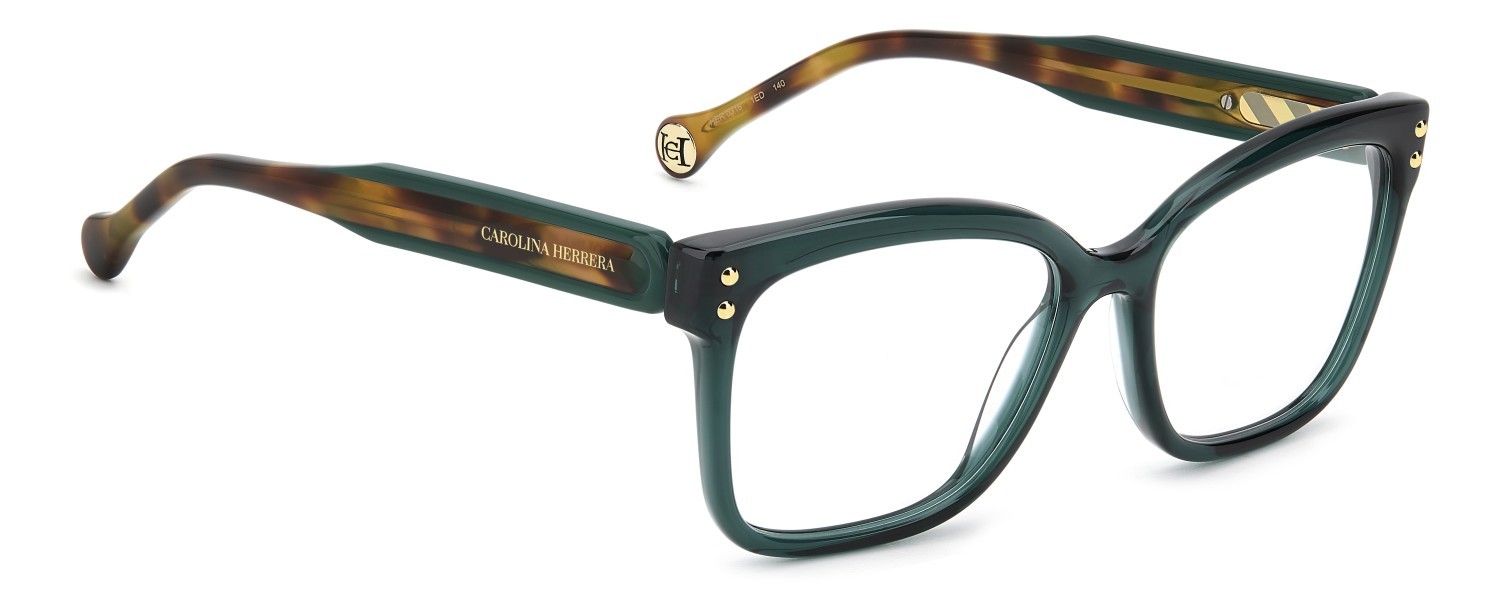 Occhiali da vista Carolina Herrera Her 0316 109633 1ED colore green forma rettangolare 