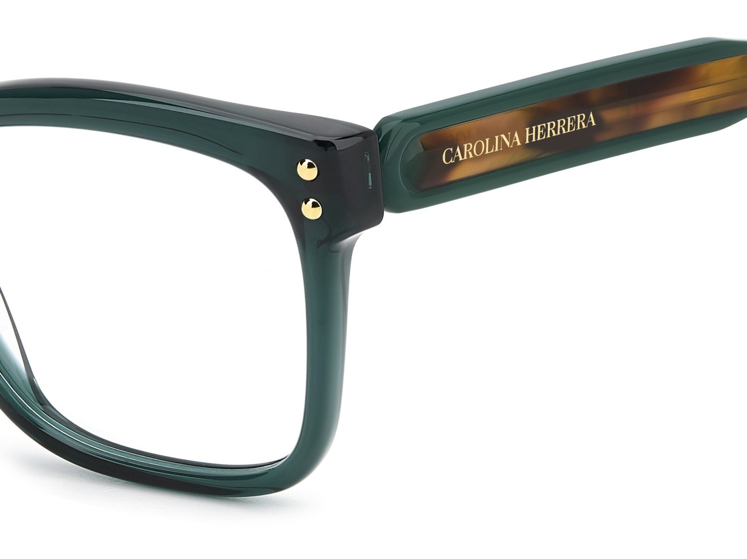 Occhiali da vista Carolina Herrera Her 0316 109633 1ED colore green forma rettangolare 