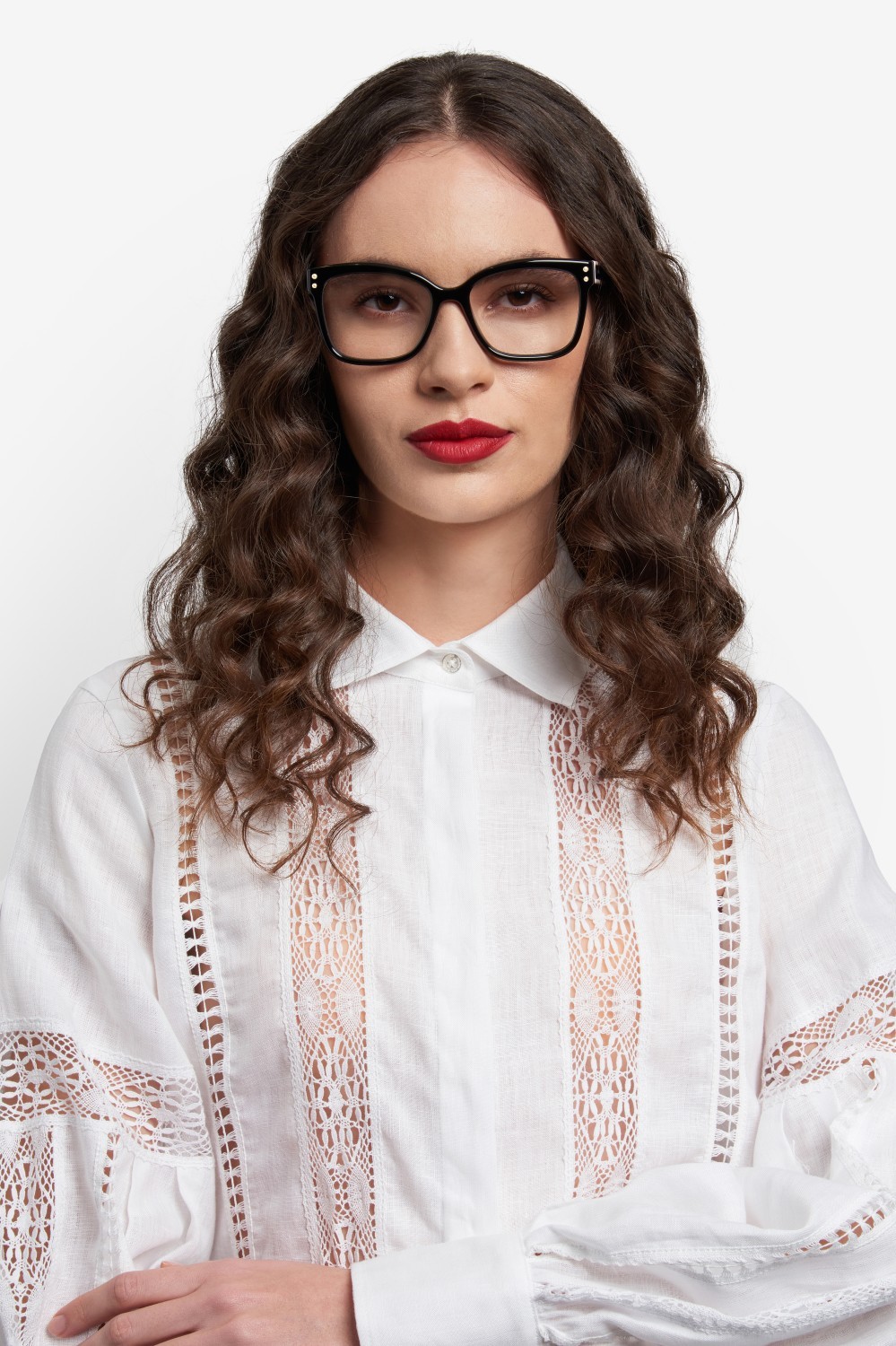 Occhiali da vista Carolina Herrera Her 0316 109633 3H2 colore black pink forma rettangolare 