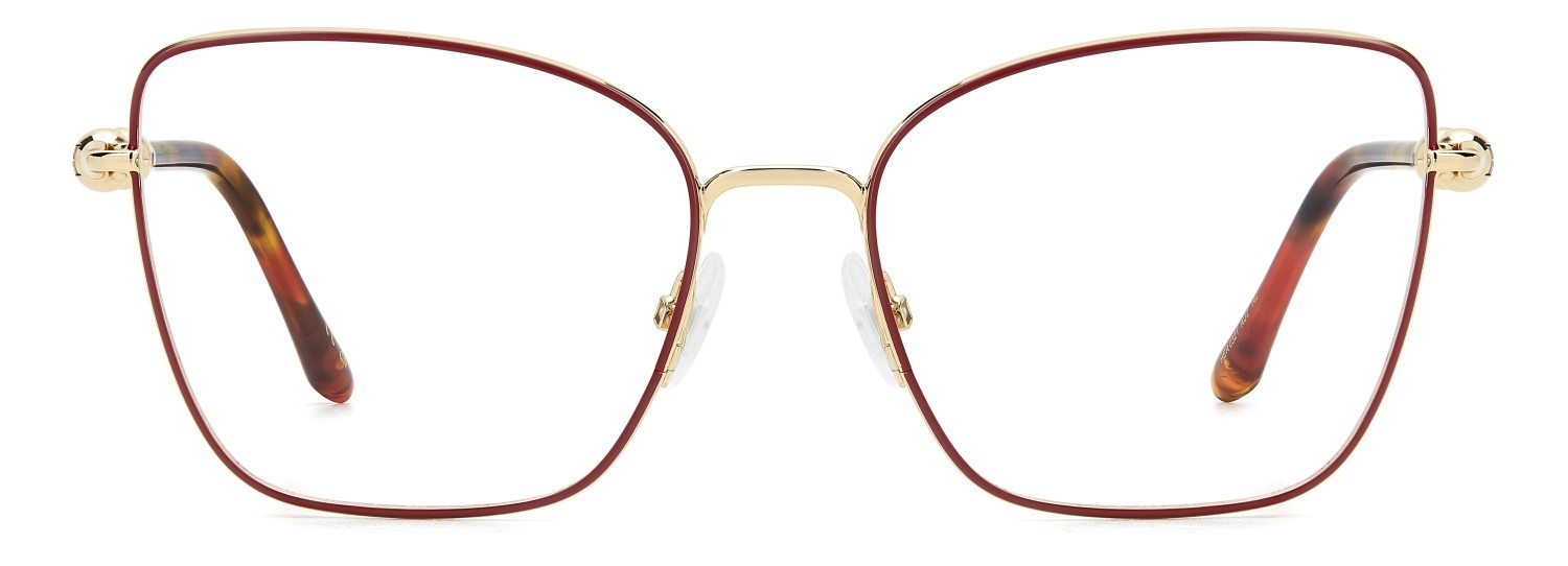 Occhiali da vista Carolina Herrera Her 0321 109634 AU2 colore red gold forma farfalla 