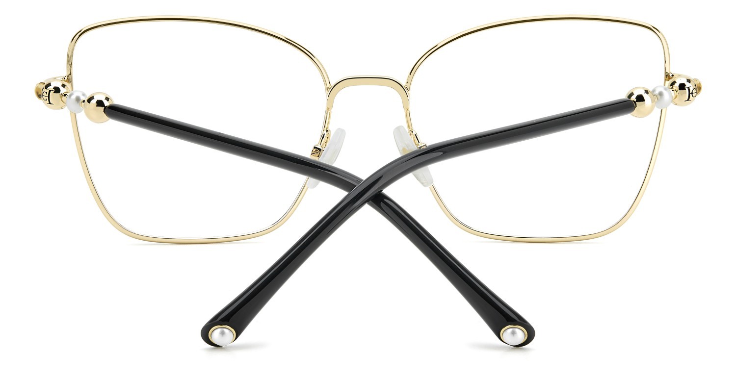 Occhiali da vista Carolina Herrera Her 0321 109634 RHL colore gold black_ forma farfalla 