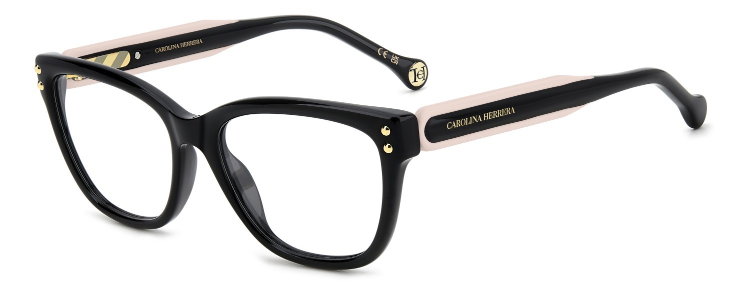 Occhiali da vista Carolina Herrera Her 0317/G 109645 3H2 colore black pink forma rettangolare 
