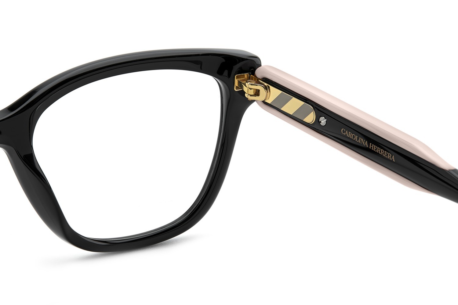Occhiali da vista Carolina Herrera Her 0317/G 109645 3H2 colore black pink forma rettangolare 