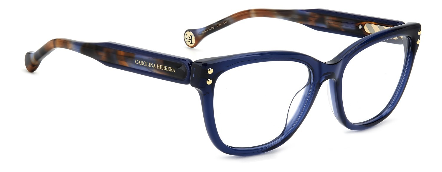 Occhiali da vista Carolina Herrera Her 0317/G 109645 PJP colore blue forma rettangolare 