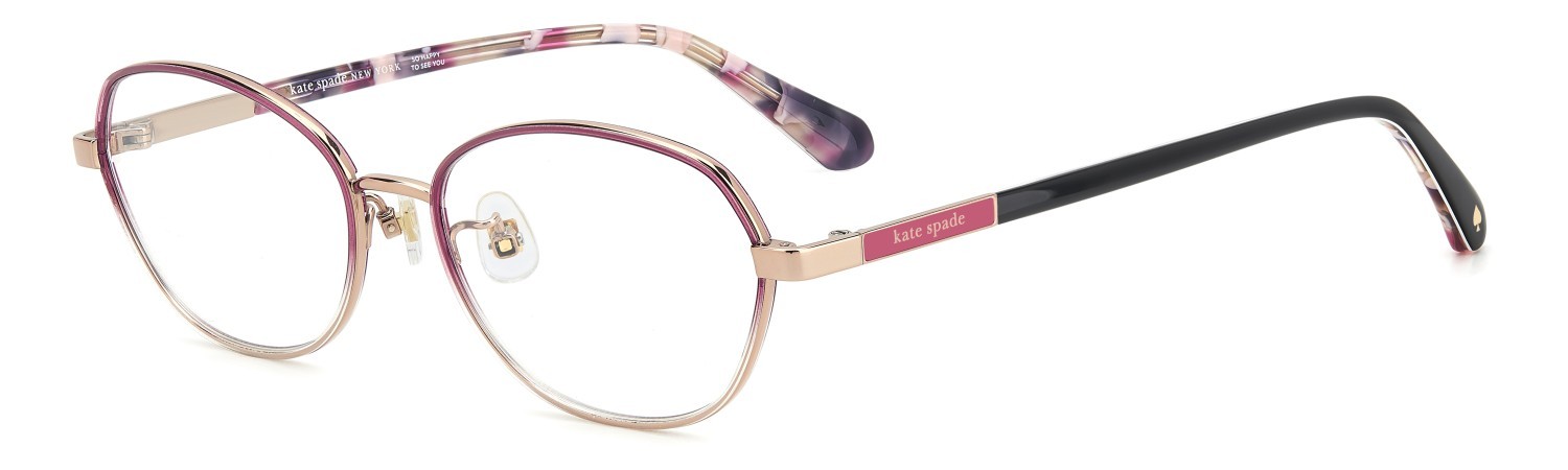 Occhiali da vista Kate Spade Ks Jolisa 2/FJ 109692 35J colore pink forma ovale 