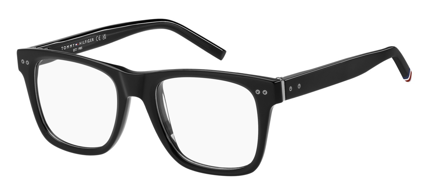 Eyeglasses Tommy Hilfiger Th 85 109721 807 color black shape square 