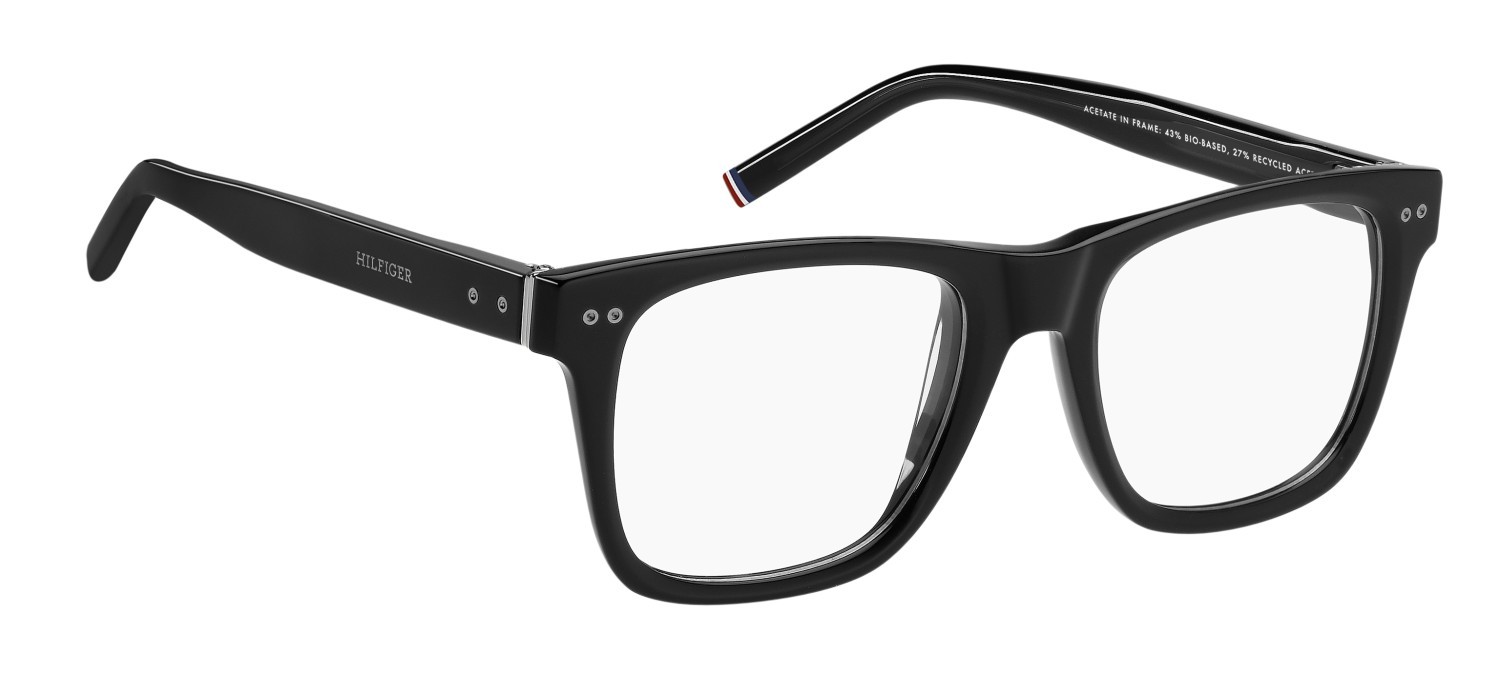 Eyeglasses Tommy Hilfiger Th 85 109721 807 color black shape square 
