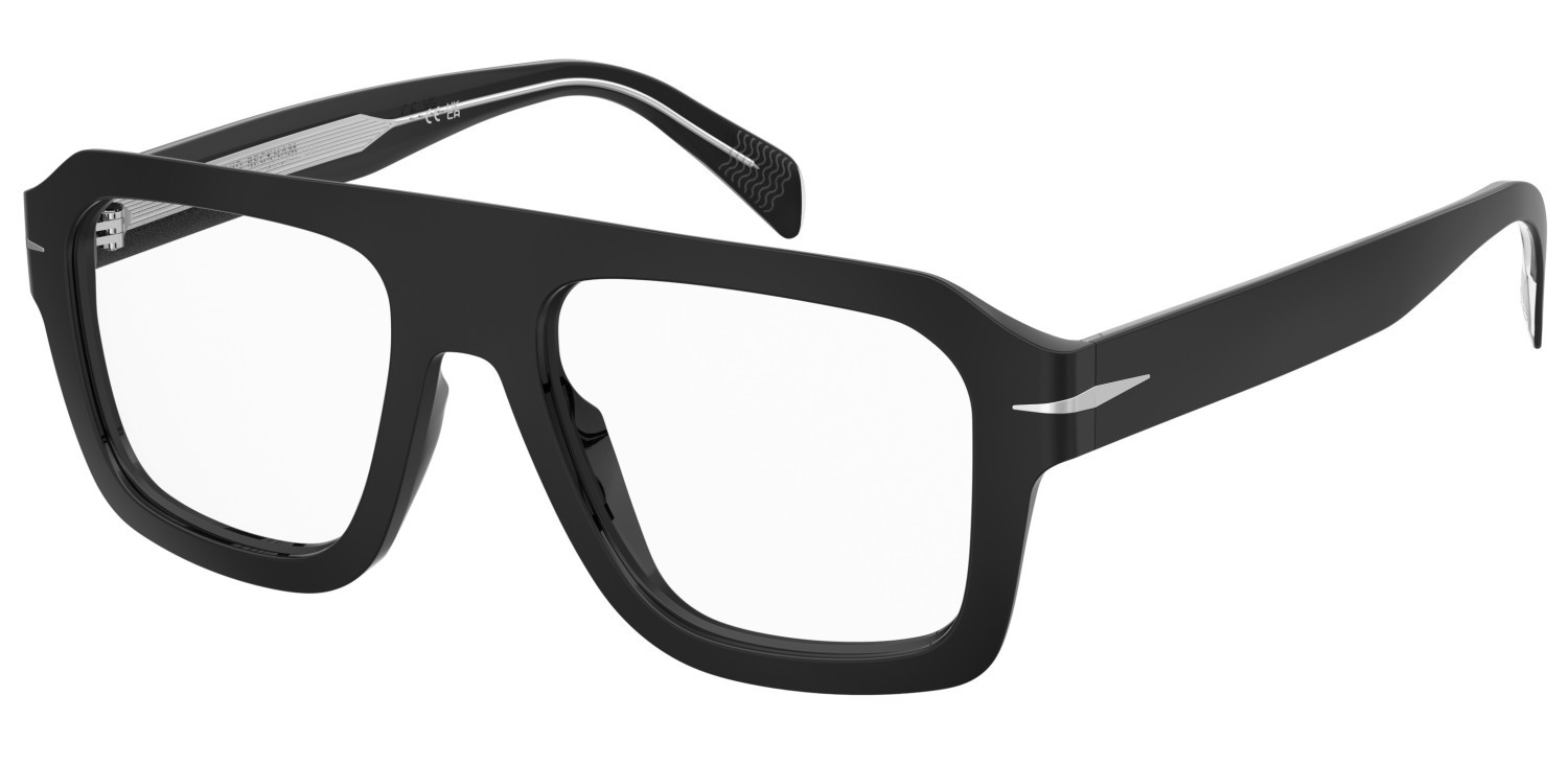 Occhiali da vista David Beckham Db 7127 109722 807 colore black forma rettangolare 