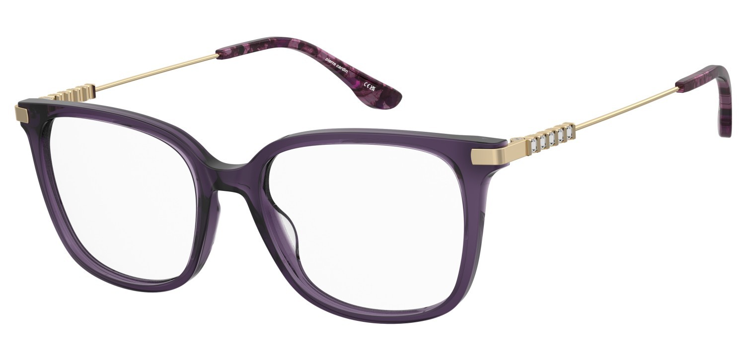 Eyeglasses Pierre Cardin P.c. 8547 109725 B3V color violet shape rectangle 