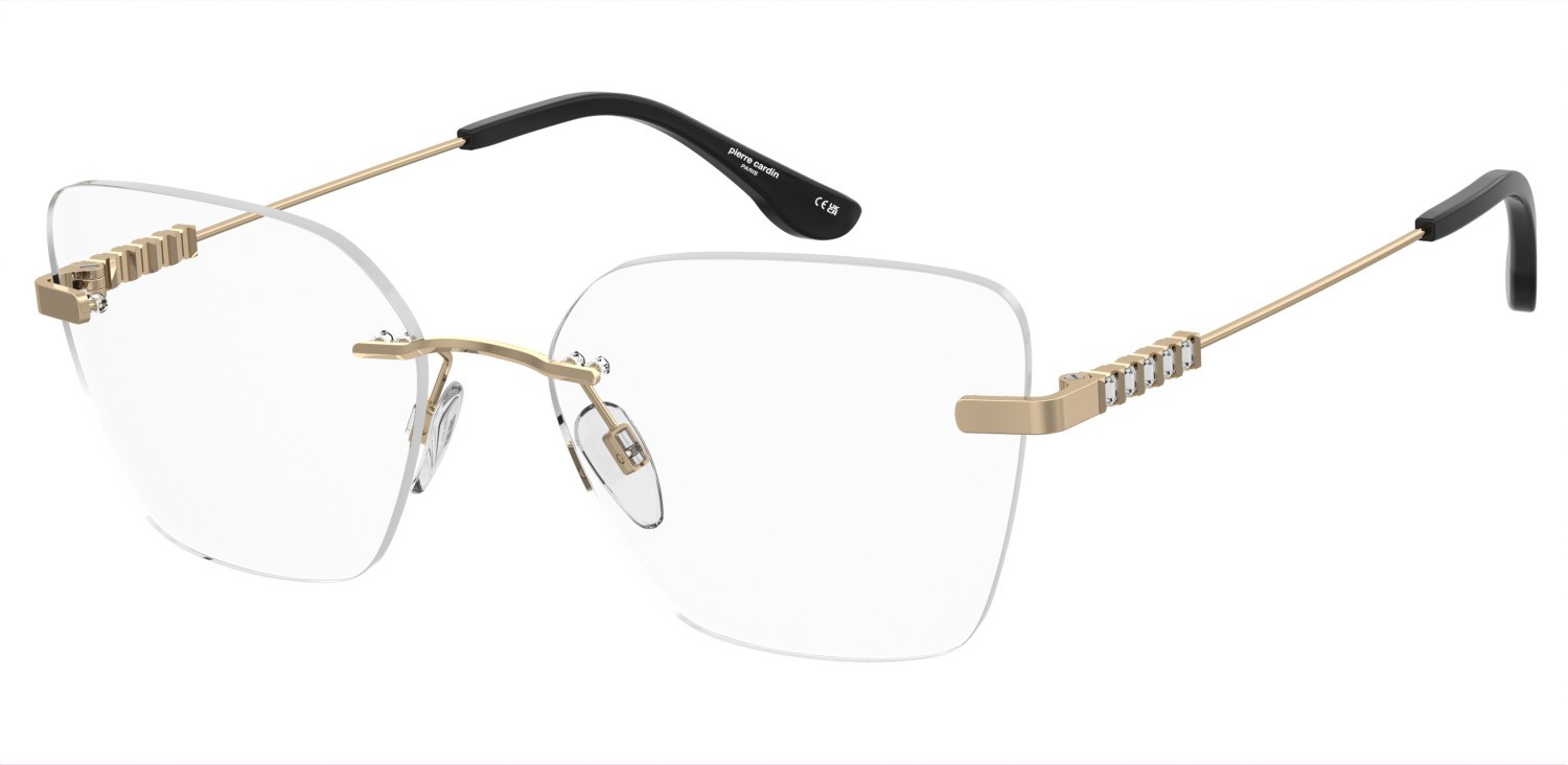 Occhiali da vista Pierre Cardin P.c. 8925 109730 J5G colore gold forma rettangolare 