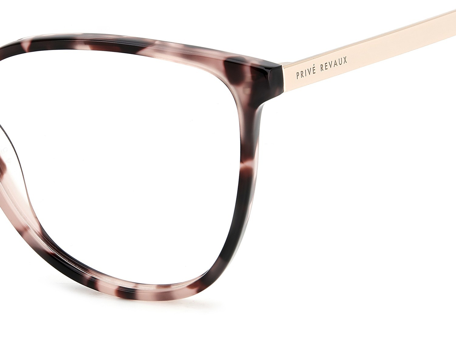 Eyeglasses Privé Revaux Pr1004 109740 HT8 color pink havana shape cat eye 