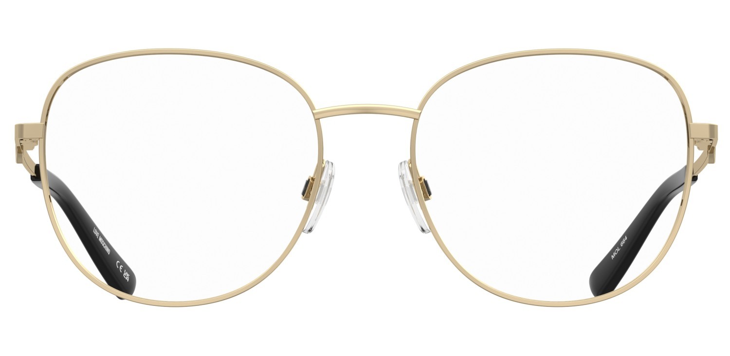 Occhiali da vista Moschino Love Mol664 109755 000 colore rose gold forma rotondo 