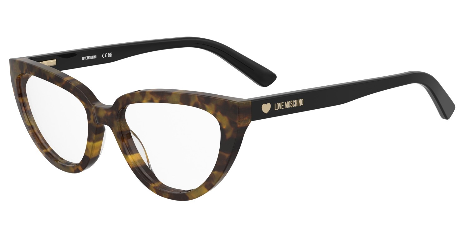 Eyeglasses Moschino Love Mol667 109758 086 color havana shape cat eye 