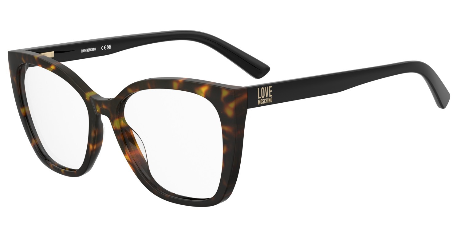 Occhiali da vista Moschino Love Mol670 109760 086 colore havana forma cat eye 
