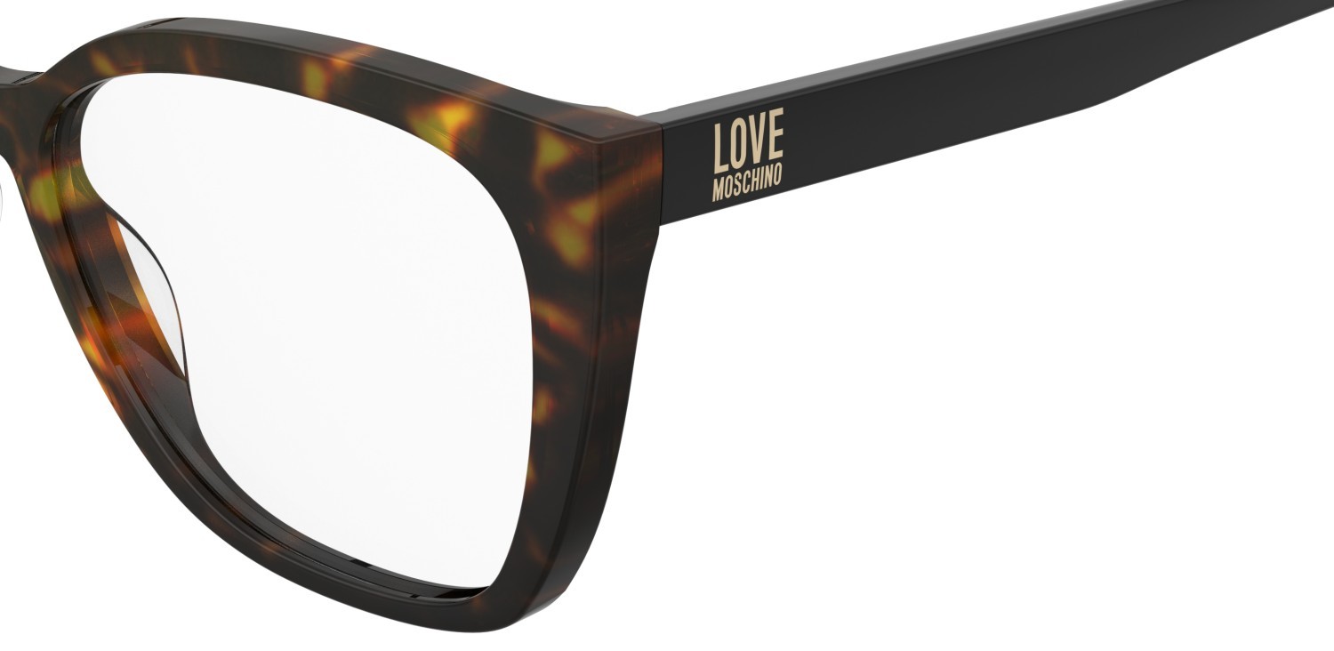 Occhiali da vista Moschino Love Mol670 109760 086 colore havana forma cat eye 