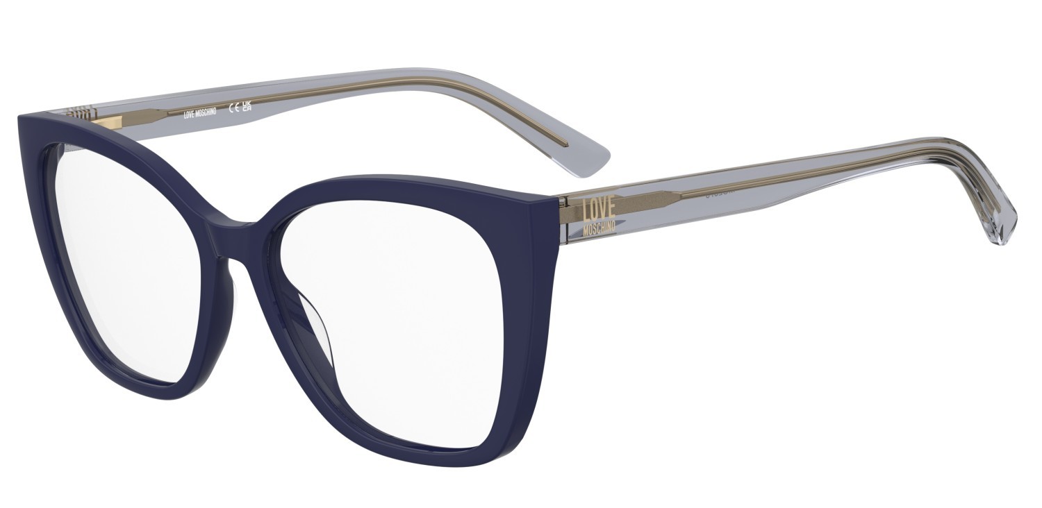 Occhiali da vista Moschino Love Mol670 109760 PJP colore blue forma cat eye 