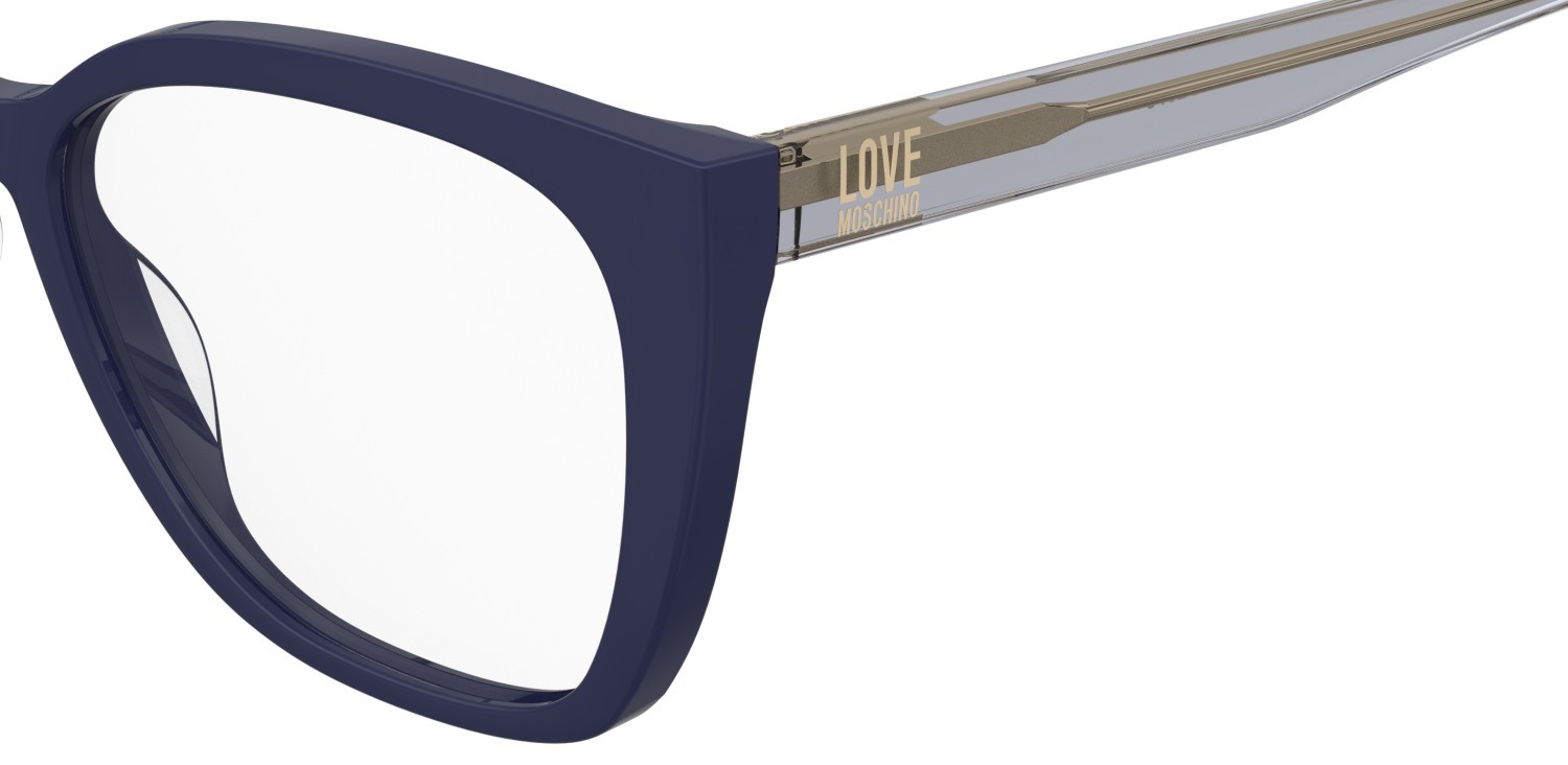 Occhiali da vista Moschino Love Mol670 109760 PJP colore blue forma cat eye 
