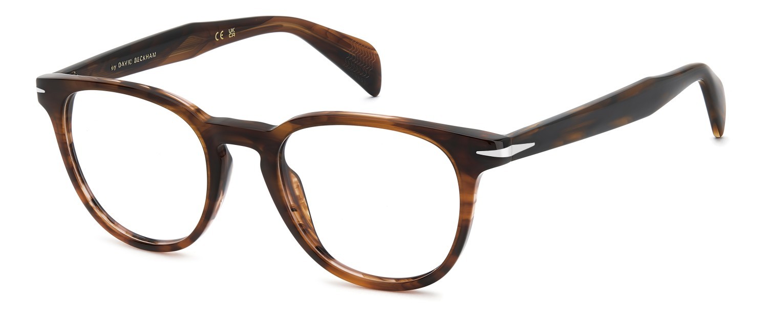 Eyeglasses David Beckham Db 1206 109784 EX4 color brown horn shape pantos 