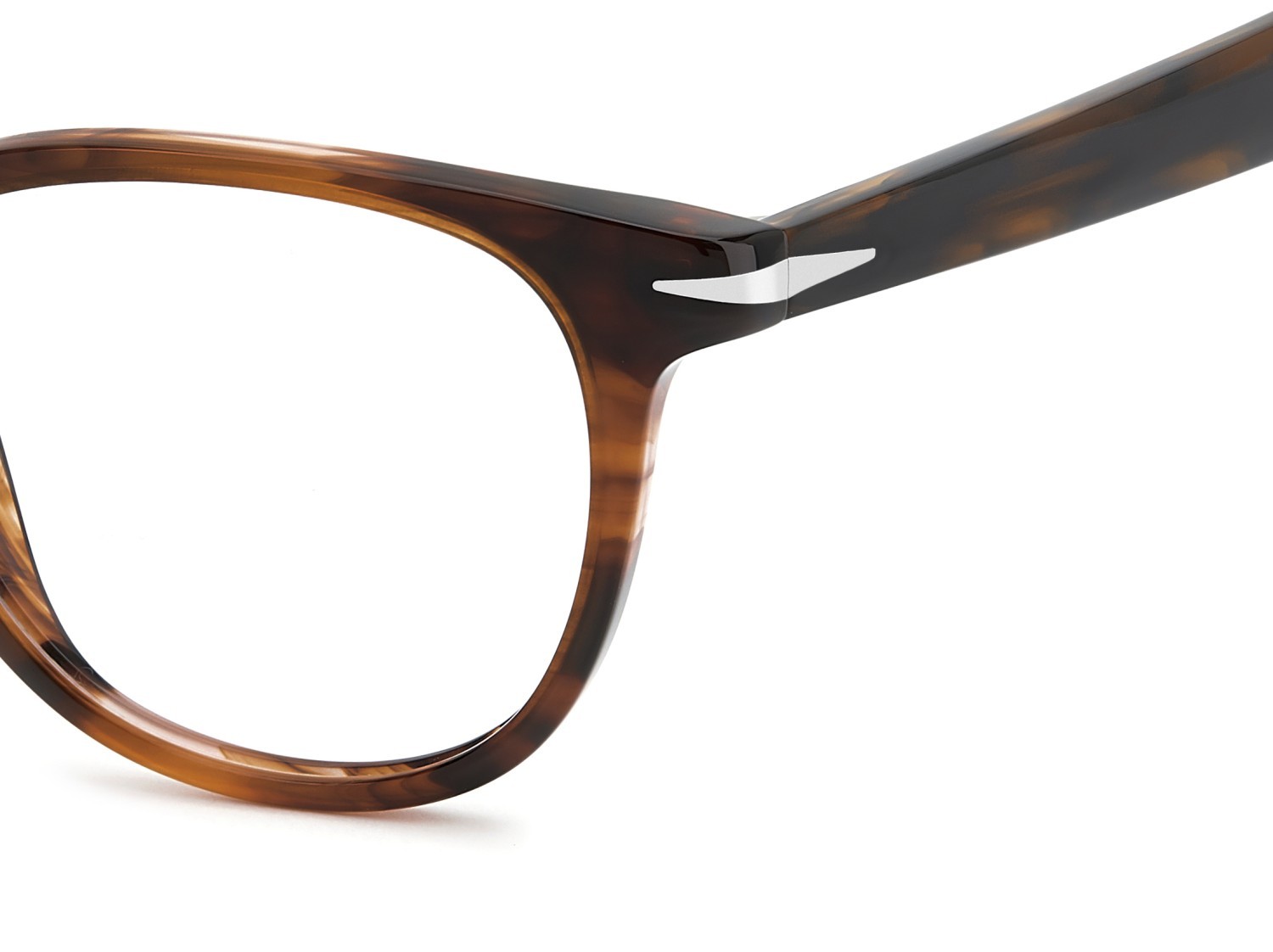 Eyeglasses David Beckham Db 1206 109784 EX4 color brown horn shape pantos 