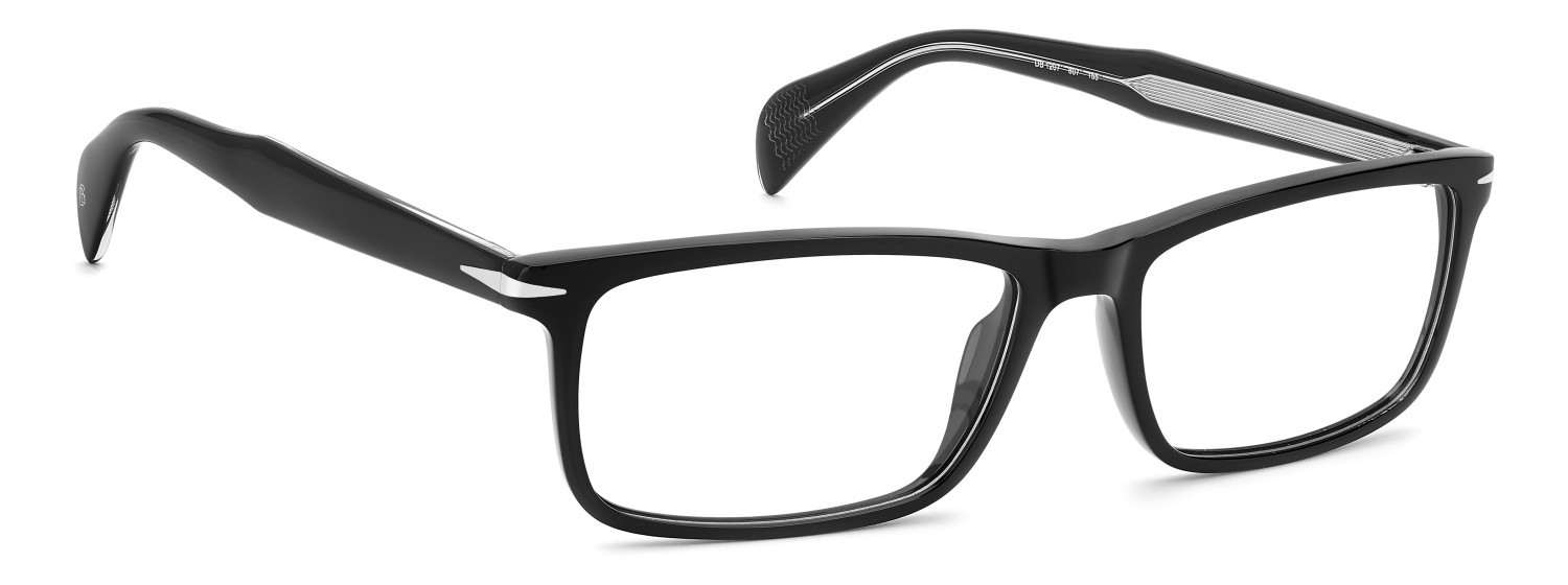 Occhiali da vista David Beckham Db 1207 109785 807 colore black forma rettangolare 